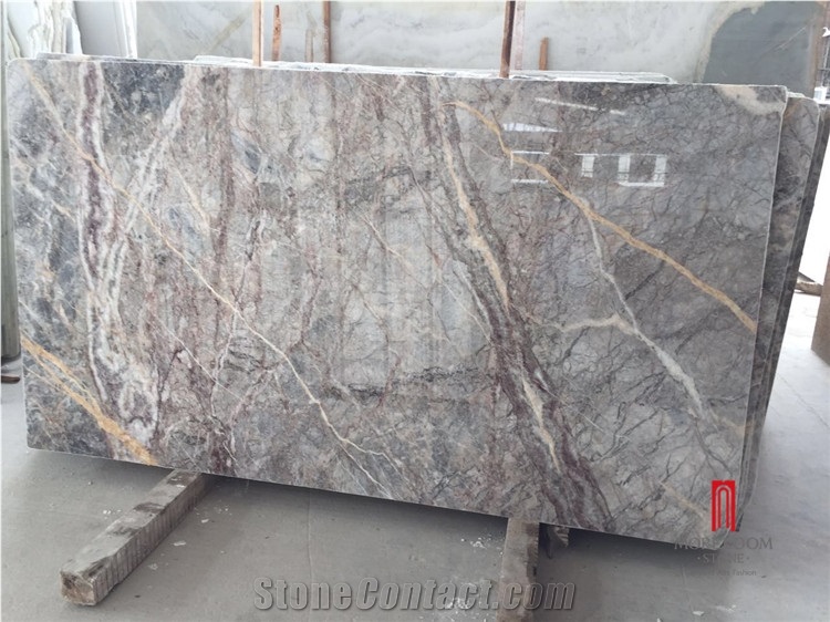 Fior Di Pesco Marble Slab, Italy Lilac Marble
