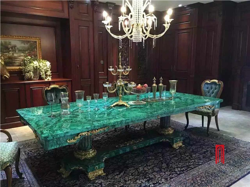 Foshan Composite Aluminum Honeycomb Malachite Tabletops