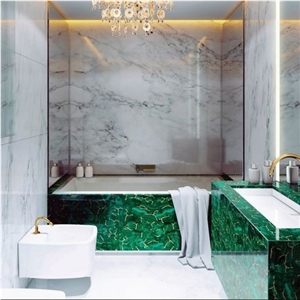 Foshan Composite Aluminum Honeycomb Malachite Tabletops