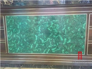 Foshan Composite Aluminum Honeycomb Malachite Tabletops