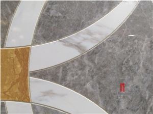 Marble Look Porcelain Tile Waterjet Pattern Price