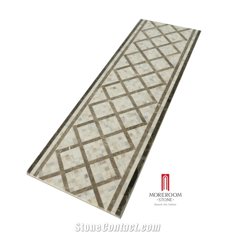 Marble Mosaic Skirting,Floor Decors Skirting,Mosaic Skirting