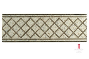 Marble Mosaic Skirting,Floor Decors Skirting,Mosaic Skirting