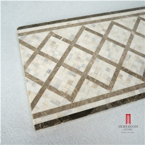 Marble Mosaic Skirting,Floor Decors Skirting,Mosaic Skirting