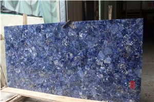 Natural Stone Blue Azul Bahia Granite Slab for Decoration