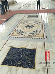 Natural Stone Blue Azul Bahia Granite Slab for Decoration