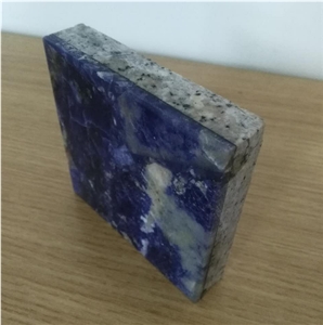 Natural Stone Blue Azul Bahia Granite Slab for Decoration