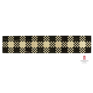 Nero Margiua Water-Jet Mosaic Border Floor Design