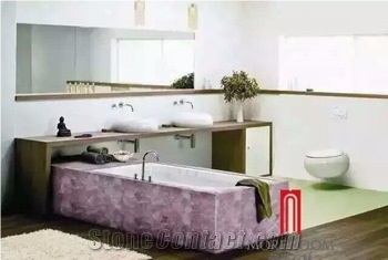 Pink Color Lowes Semiprecious Bathroom Sink Countertop