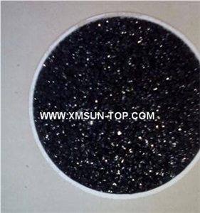Black Pebbles& Gravels with Glue/Polished Dark Black Pebbles/Pebble River Stone/Gravels-Small Size for Decoration in Landscaping, Garden, Walkway