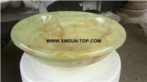 Green Onyx Kitchen Sinks&Basins/Viridis Onyx Stone Bathroom Sinks&Basin/Round Sinks&Basins/Natural Stone Basins&Sinks/Wash Basins/Interior Decorative