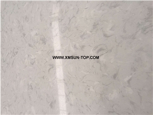Polished New Pattern White Quartz Stone Big Slabs&Gangsaw Slab&Customized/White Engineered Stone/ White Artificial Quartz/White Manmade Stone/China Quartz Stone for Flooring&Wall Covering