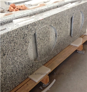 Swan White Granite Kitchen Counter Top/Sky Grey Granite Bench Top/Granite Worktops/Granite Bar Top/ Granite Kitchen Top/Stone Kitchen Desk Top