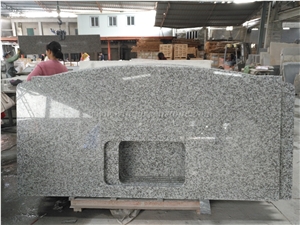 Bala White Granite Countertop, G439 Granite Kitchen Top, Bar Top, Natural Stone Countertop, Kitchen Countertop Manufacturer, Xiamen Winggreen