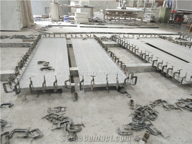 Bala White Granite Countertop, G439 Granite Kitchen Top, Bar Top, Natural Stone Countertop, Kitchen Countertop Manufacturer, Xiamen Winggreen