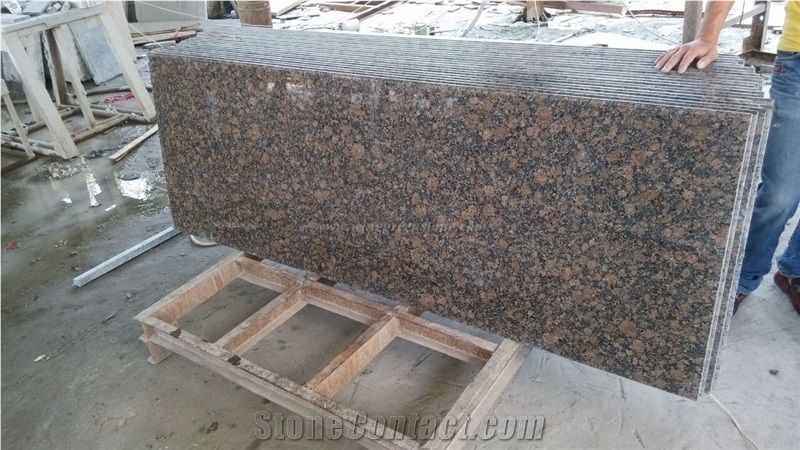 Baltic Brown Granite Countertop, Natural Stone Kitchen Countertop, Bathroom Vanity Top, Island Top, Baltic Brown Customized Countertop, Xiamen Winggreen Manufacturer