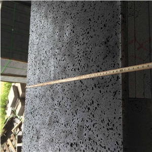 Lava Stone Tile Pavement,Big Hole Lava Stone Sawn Cut Tile, Lava Stone Slab, Lava Stone Tile for Garden Pavement Volcanic Rock Pavement, Winggreen