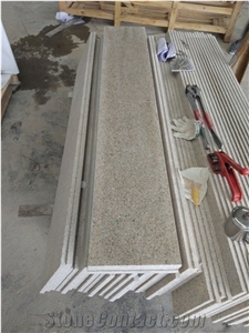 Own Quarry G682/Golden Yellow Granite Stairs and Steps on Hot Sale