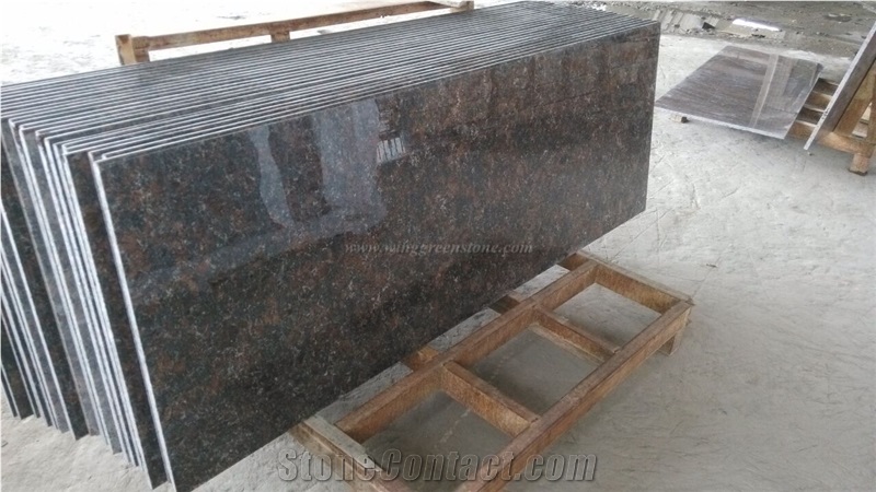 Tan Brown Granite Kitchen Countertop, Vanity Top, Natural Stone Customized Kitchen Top, Island Top, Bar Top, Tan Brown, Xiamen Winggreen Manufacturer