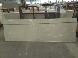 White Quartz Kitchen Countertop, Engineered Stone, Artificial Quartz Stone Countertop, Island Tops, Bathroom Vanity Top, White Quartz with Fine Particle, Xiamen Winggreen