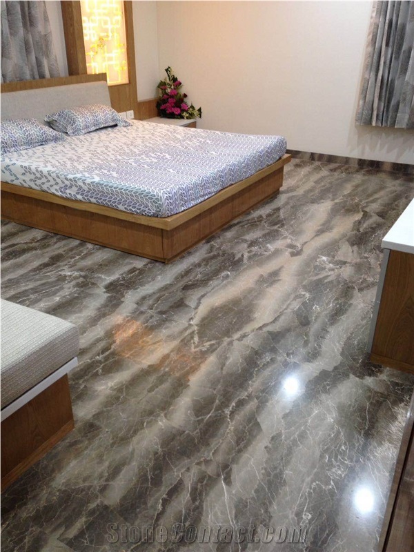 Seawave Grey Marble Block, Turkey Grey Marble