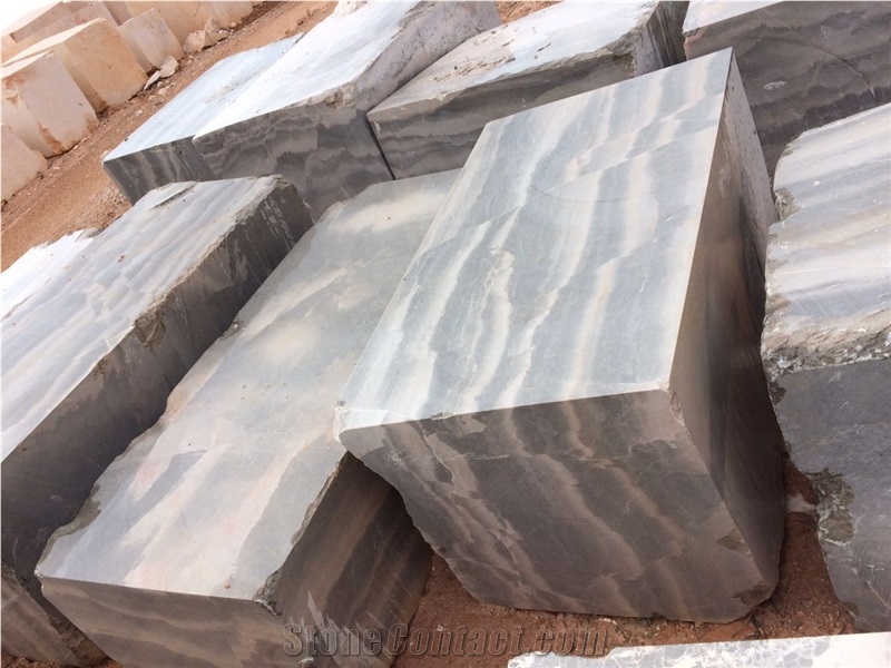 Seawave Grey Marble Block, Turkey Grey Marble