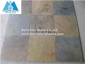 Chinese Multicolour Riven Slate Tiles,Copper Rust Split Face Slate Pavers,Multicolor Slate Patio Stones,Natural Paving Stone,Rusty Slate Wall Tiles,Slate Pavers,Multicolor Slate Floor,Walkway Pavers