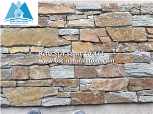 Rustic Quartzite Ledgestone,Natural Z Clad Stone Cladding,Quartzite Exterior Stone Veneer,Quartzite Culture Stone,Stacked Stone,Quartzite Stone Panels,Copper Rust Quartzite Ledger Panels