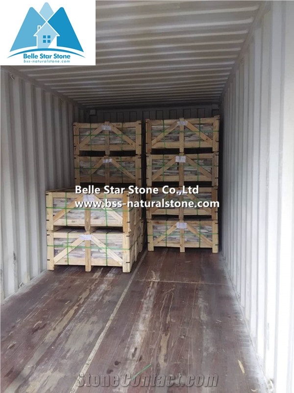 Yellow Slate Field Stone,Yellow Thin Ledgestone,Slate Exterior Loose Stone Veneer,Natural Stacked Stone,Field Ledger Stone for Wall