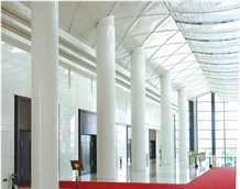 Anti-Bending White Nano Crystalline Stone Column