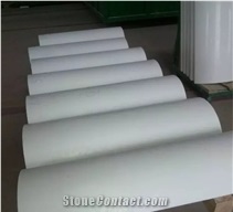 Anti-Bending White Nano Crystalline Stone Column