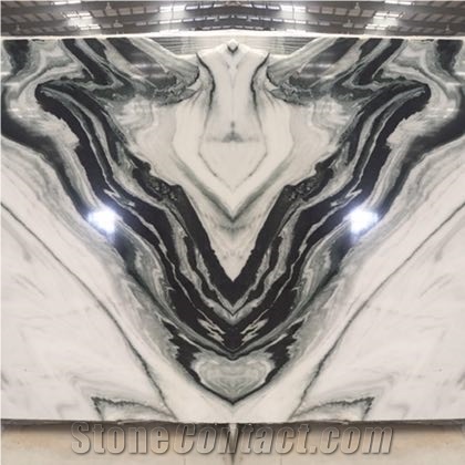 China Panda White Marble Slabs