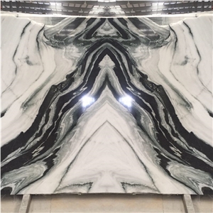 China Panda White Marble Slabs