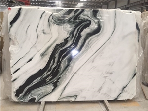 China Panda White Marble Slabs