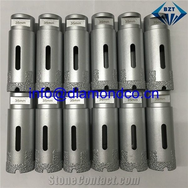 Long Working Length Vacuum Brazed Diamond Drill Bit/Core Drill