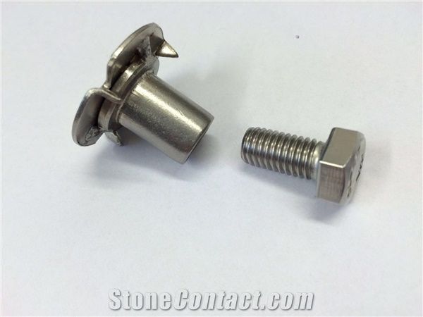 Sunk Nut & Bolt for Aluminium Honeycomb Panels , Honeycomb Backed Panel Anchor , Honeycomb Panel