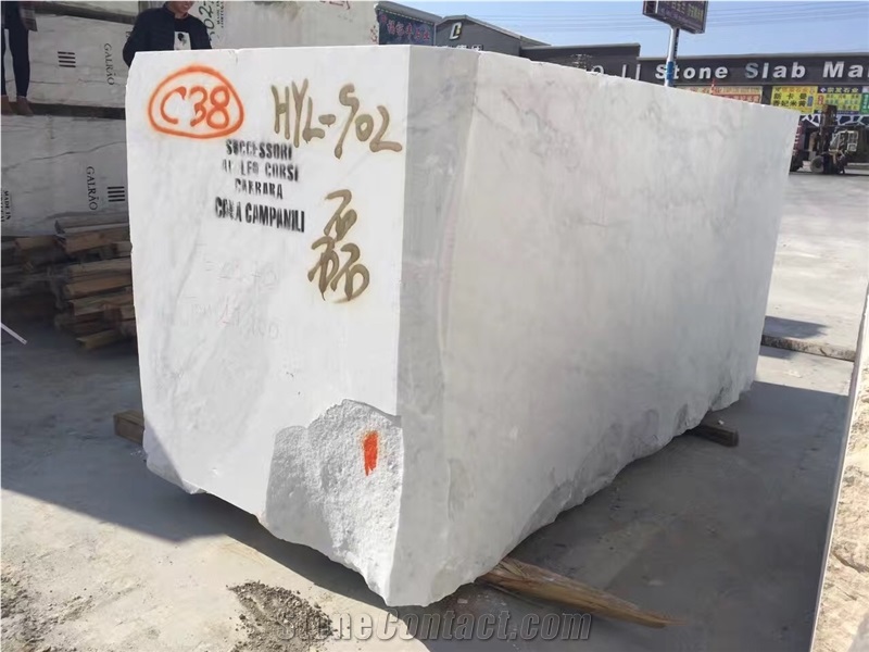 Bianco Carrara Block White Carrara Block Italian White Marble Block Perfect Marble Block