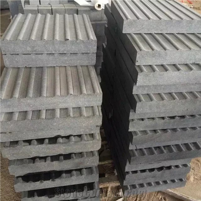 Fuding Black,Fujian Black,G 684,Padang Black,Absolute Black,Basalt Black,Black Basalt,Black Pearl,China Black Basalt Flamed Polished Grooved Tiles