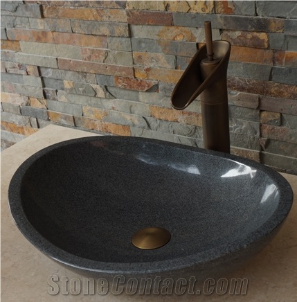 G654 Bathroom Sinks,Vessel Sinks,Kitchen Sinks,Wash Basins,Granite/Marble Sinks,Oval Sinks