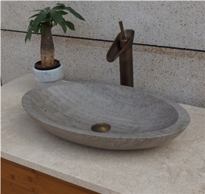 Marble Vessel Sinks,Bathroom Sinks,Oval Sinks,Oval Basins