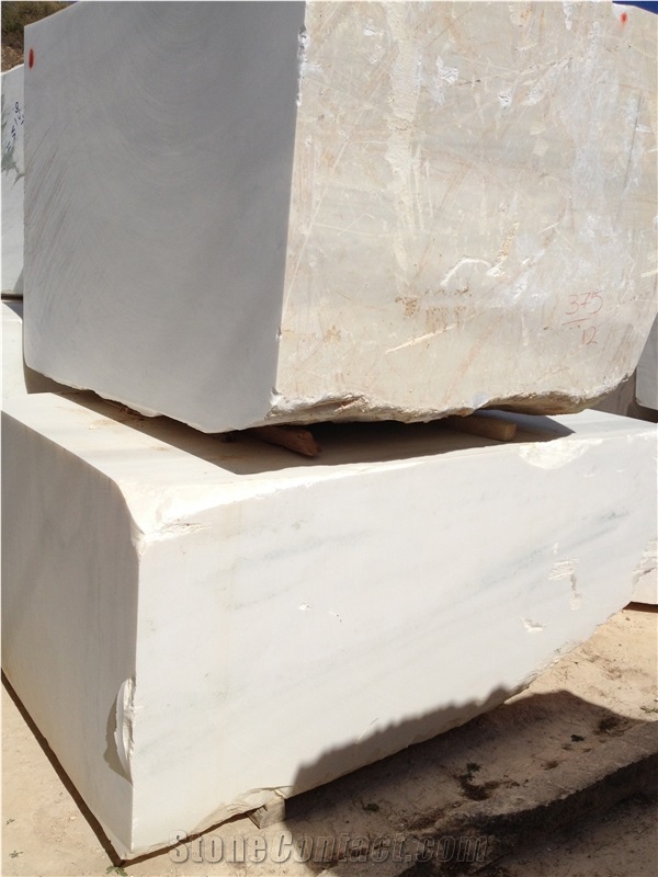 Pentelikon White Marble Block, Greece White Marble