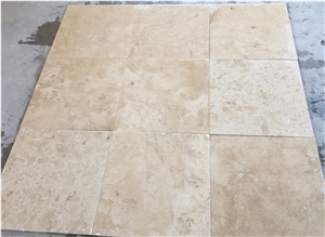 Commercial Light Classic Travertine Honed Filled Cross Cut Slabs & Tiles, Turkey Beige Travertine