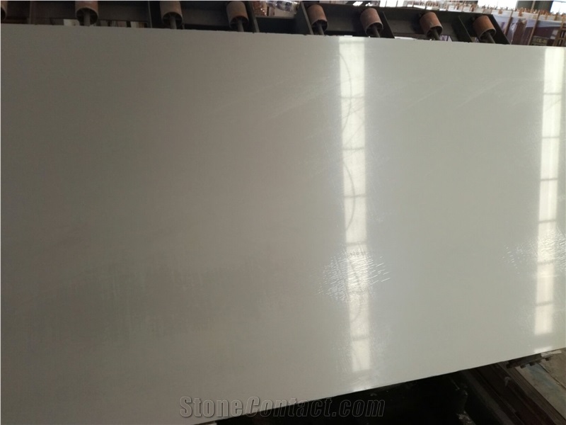 Snow White Artificial Stone Slabs