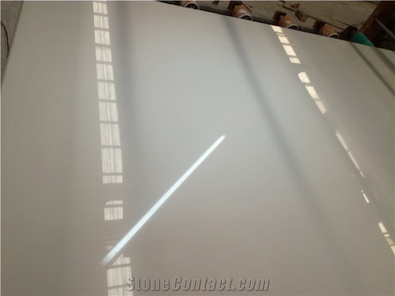 Snow White Artificial Stone Slabs