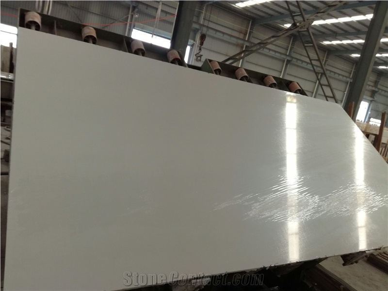 Snow White Artificial Stone Slabs