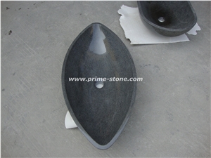 Granite Basin, Bathroom Basin, Dark Grey Basin, China Granite Basin, Oval Basin
