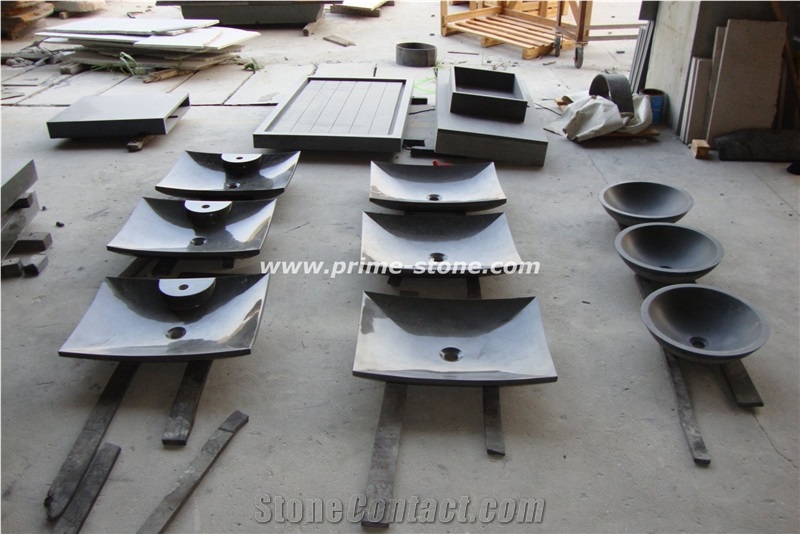 Granite Basin, Bathroom Basin, Dark Grey Basin, China Granite Basin, Oval Basin