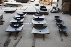 Granite Basin, Bathroom Basin, Dark Grey Basin, China Granite Basin, Oval Basin
