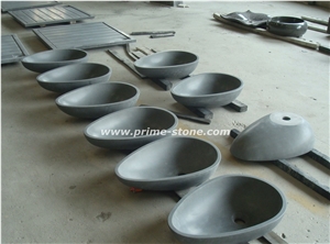 Wash Basin, Grey Basin, Bathroom Basin, Square Basin, Stone Basin, Stone Sink