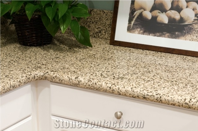 Crystal Yellow Granite Bath Countertops
